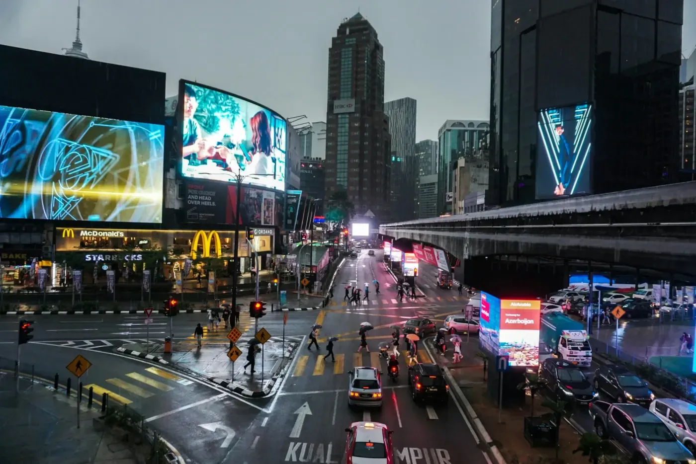 Bukit Bintang at night