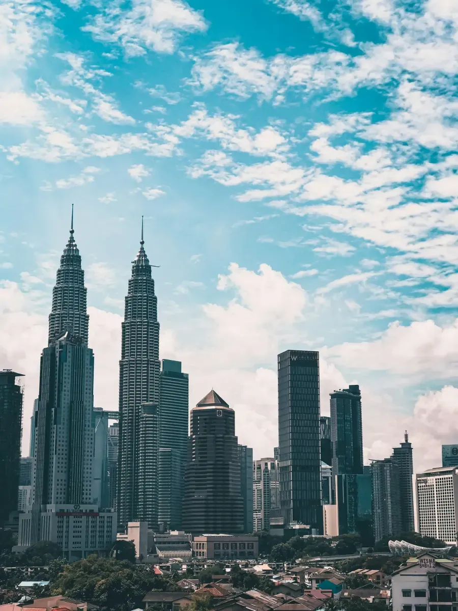 The Kuala Lumpur skyline