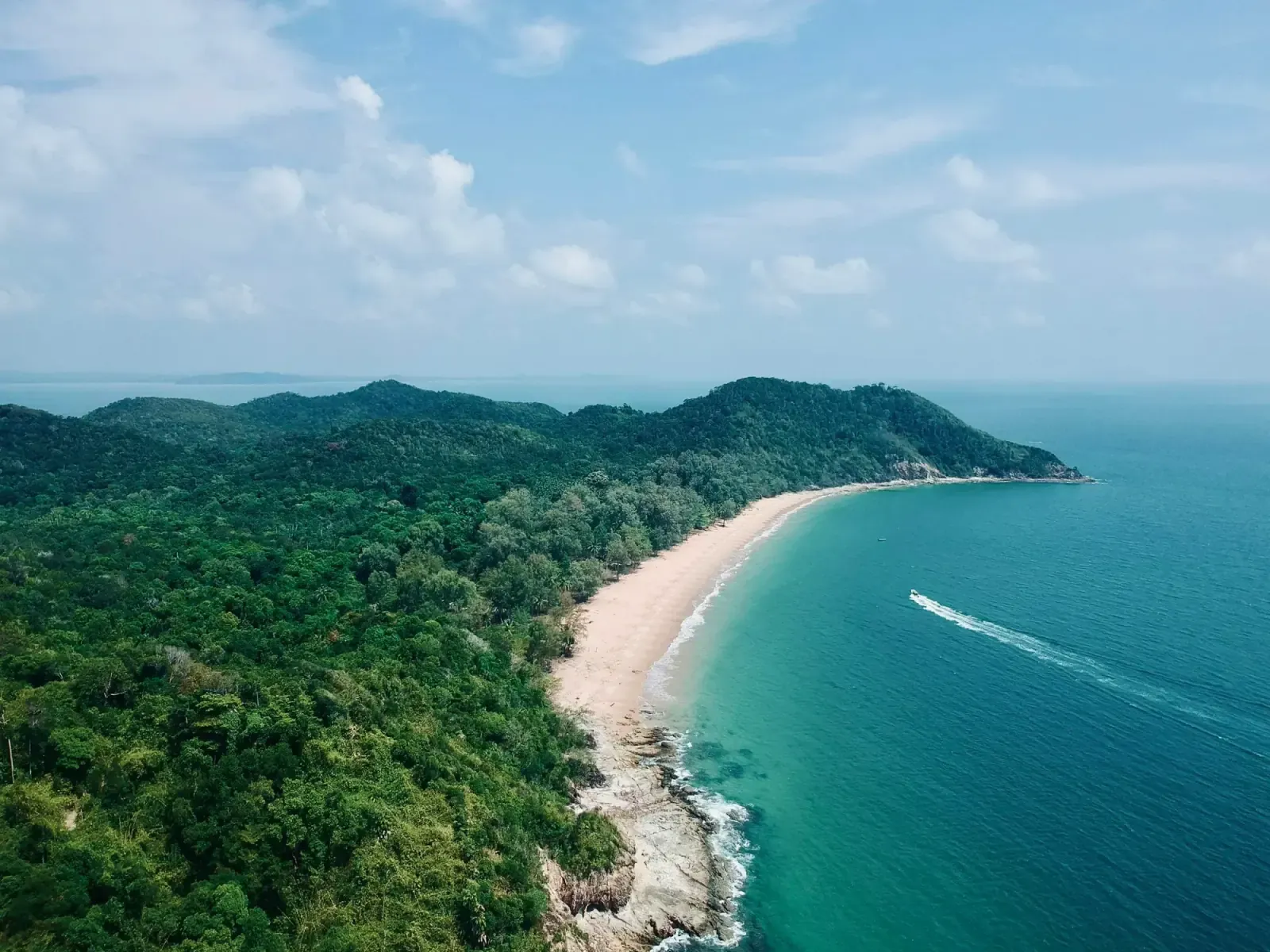 マレーシアの海岸線